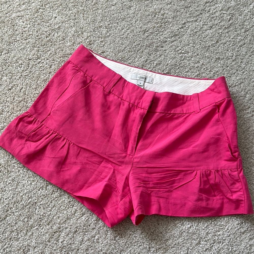 J crew pink short size 0